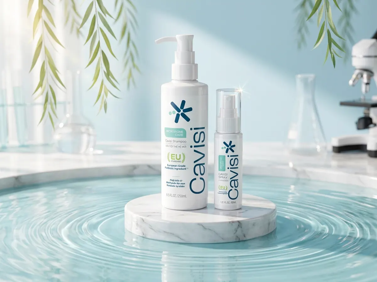 Bộ đôi Cavisi Shampoo và Cavisi Spray